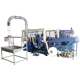 35kw automatic high speed paper container making machine with flameless hot air sealing